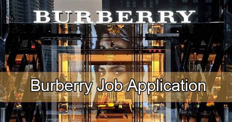 burberry fashion designer jobs|burberry job opportunities.